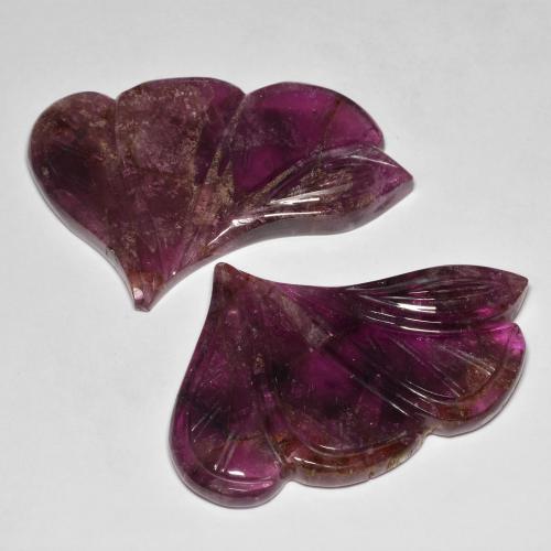 97.36 ct natürliche Medium Dark-Purple Turmalin-Edelsteine, Fantasie, Lichtdurchlässig