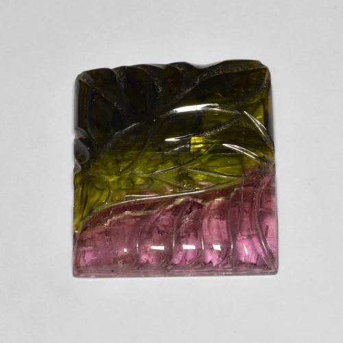 25.45ct Natürlicher Mehrfarbig Turmalin, Baguette, Lichtdurchlässig