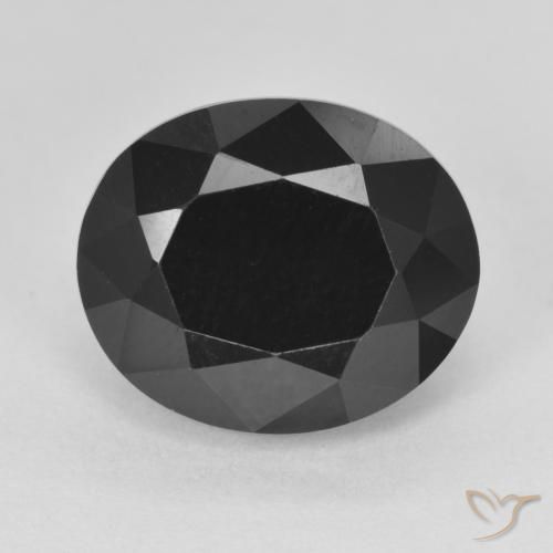 6.42ct Natürlicher Schörl Turmalin, Oval, Lichtundurchlässig