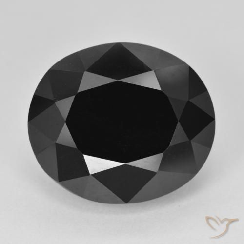 18.75ct Natürlicher Schörl Turmalin, Oval, Lichtundurchlässig