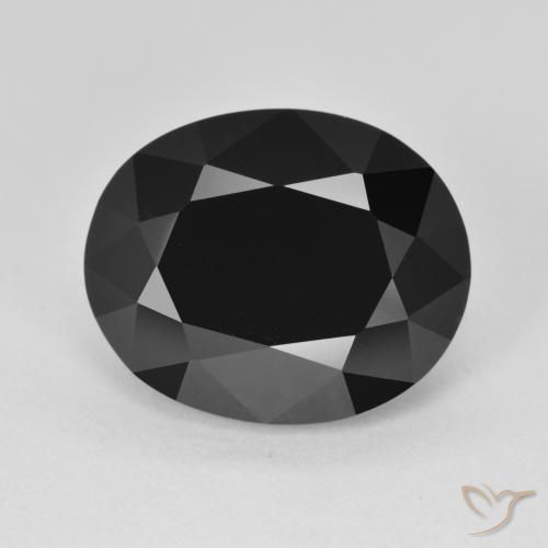 9.31ct Natürlicher Schörl Turmalin, Oval, Lichtundurchlässig