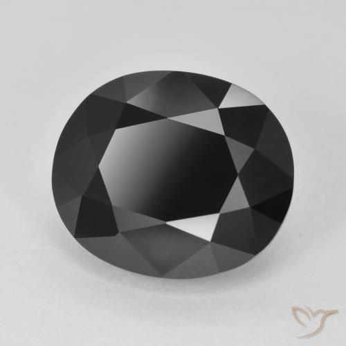 8.54ct Natürlicher Schörl Turmalin, Oval, Lichtundurchlässig