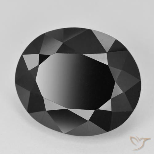 18.79ct Natürlicher Schörl Turmalin, Oval, Lichtundurchlässig