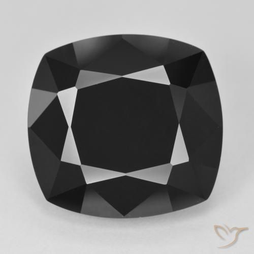 20.17ct Natürlicher Schörl Turmalin, Kissen, Lichtundurchlässig