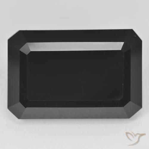 41.95ct Natürlicher Schörl Turmalin, Smaragdschliff, Lichtundurchlässig