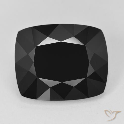 16.37ct Natürlicher Schörl Turmalin, Kissen, Lichtundurchlässig