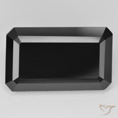 31.32ct Natürlicher Schörl Turmalin, Smaragdschliff, Lichtundurchlässig