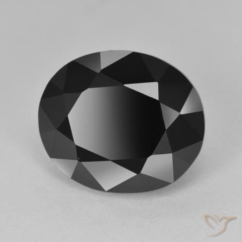 9.87ct Natürlicher Schörl Turmalin, Oval, Lichtundurchlässig