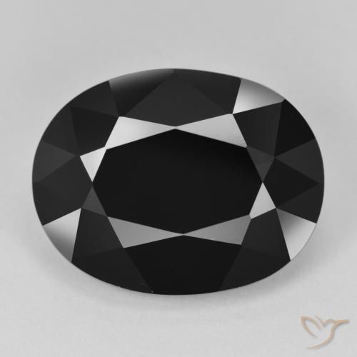 16.78ct Natürlicher Schörl Turmalin, Oval, Lichtundurchlässig