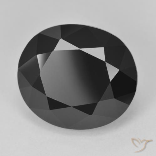 16.89ct Natürlicher Schörl Turmalin, Oval, Lichtundurchlässig
