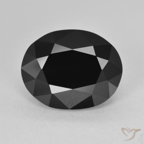 8.24ct Natürlicher Schörl Turmalin, Oval, Lichtundurchlässig