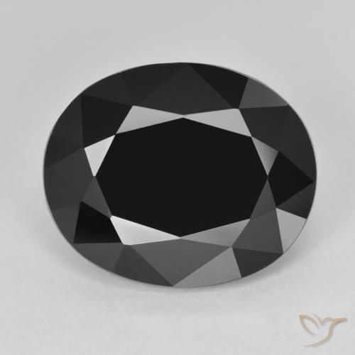 12.08ct Natürlicher Schörl Turmalin, Oval, Lichtundurchlässig