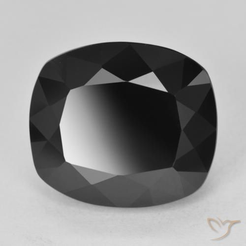 15.06ct Natürlicher Schörl Turmalin, Kissen, Lichtundurchlässig