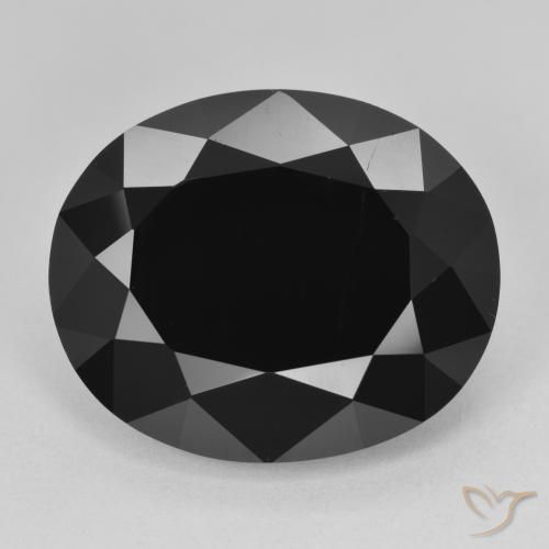 19.60ct Natürlicher Schörl Turmalin, Oval, Lichtundurchlässig