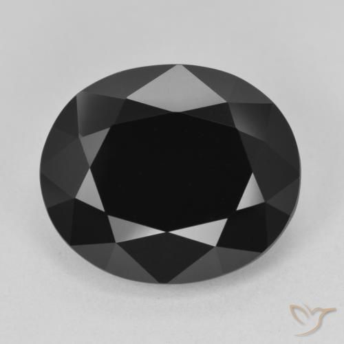 12.61ct Natürlicher Schörl Turmalin, Oval, Lichtundurchlässig
