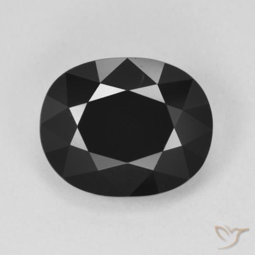 5.15ct Natürlicher Schörl Turmalin, Oval, Lichtundurchlässig