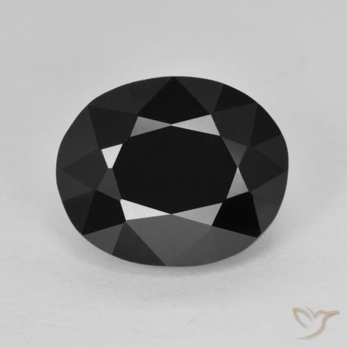 5.88ct Natürlicher Schörl Turmalin, Oval, Lichtundurchlässig