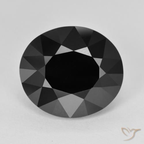 11.27ct Natürlicher Schörl Turmalin, Oval, Lichtundurchlässig