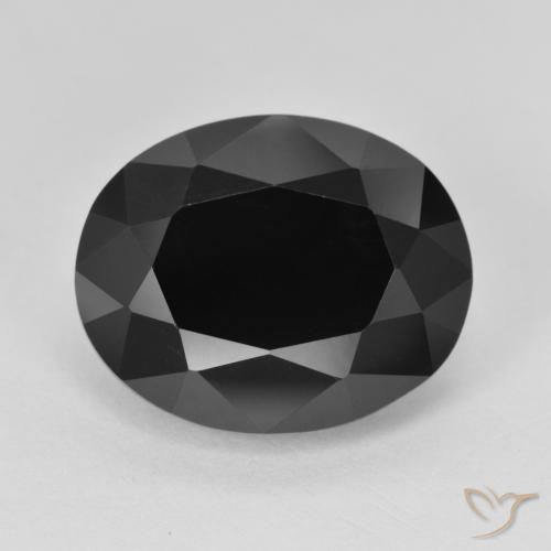9.85ct Natürlicher Schörl Turmalin, Oval, Lichtundurchlässig