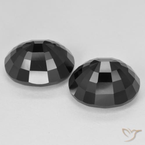 12.55 ct natürliche Schörl Turmalin-Edelsteine, Oval, Lichtundurchlässig