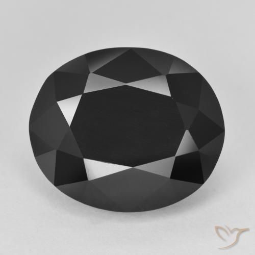 15.33ct Natürlicher Schörl Turmalin, Oval, Lichtundurchlässig