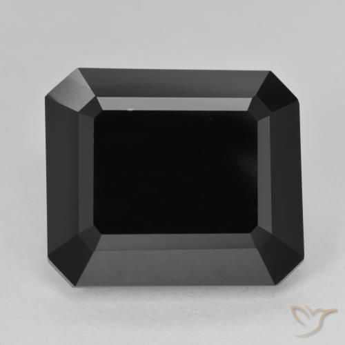 15.28ct Natürlicher Schörl Turmalin, Smaragdschliff, Lichtundurchlässig