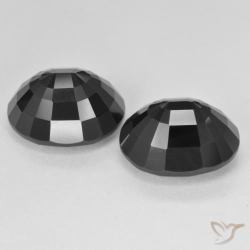 11.82 ct natürliche Schörl Turmalin-Edelsteine, Oval, Lichtundurchlässig