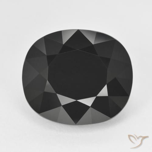 15.15ct Natürlicher Schörl Turmalin, Kissen, Lichtundurchlässig