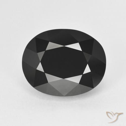 6.23ct Natürlicher Schörl Turmalin, Oval, Lichtundurchlässig