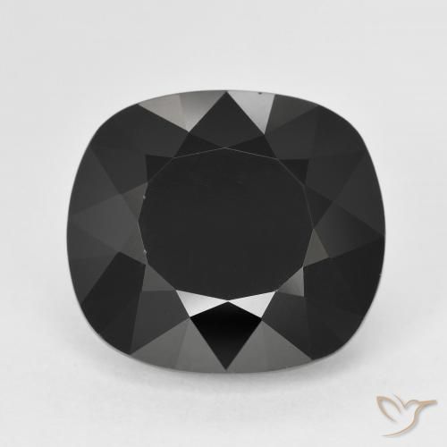 13.87ct Natürlicher Schörl Turmalin, Kissen, Lichtundurchlässig