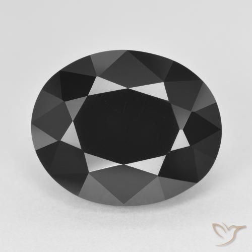 10.65ct Natürlicher Schörl Turmalin, Oval, Lichtundurchlässig