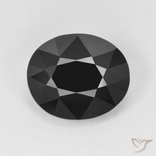 5.23ct Natürlicher Schörl Turmalin, Oval, Lichtundurchlässig