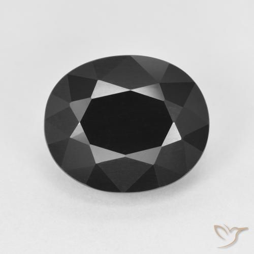 6.22ct Natürlicher Schörl Turmalin, Oval, Lichtundurchlässig