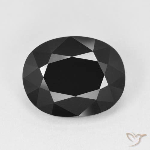 5.79ct Natürlicher Schörl Turmalin, Oval, Lichtundurchlässig