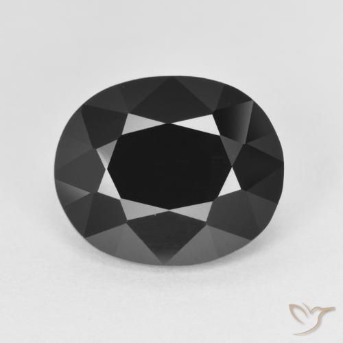 5.01ct Natürlicher Schörl Turmalin, Oval, Lichtundurchlässig
