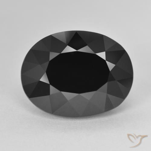 11.12ct Natürlicher Schörl Turmalin, Oval, Lichtundurchlässig