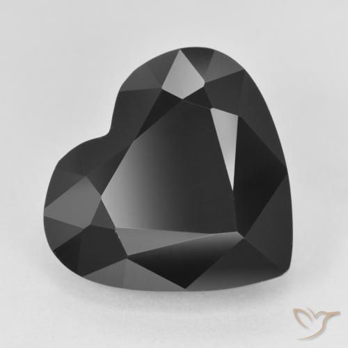 12.21ct Natürlicher Schörl Turmalin, Herz, Lichtundurchlässig