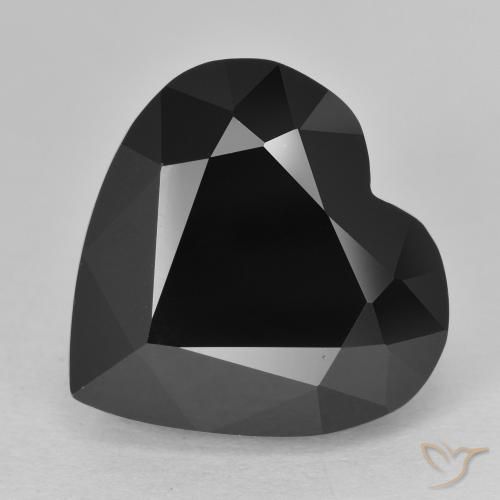 12.68ct Natürlicher Schörl Turmalin, Herz, Lichtundurchlässig