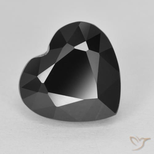 6.03ct Natürlicher Schörl Turmalin, Herz, Lichtundurchlässig