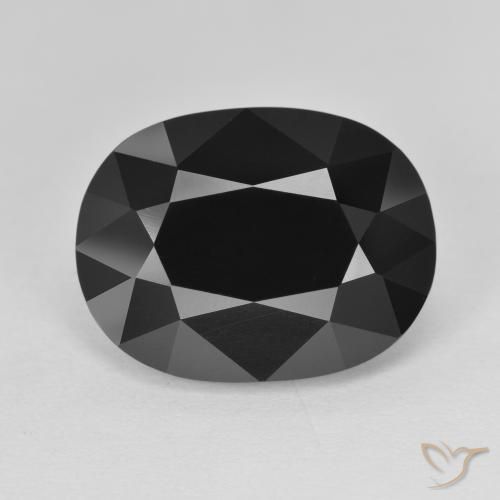 11.60ct Natürlicher Schörl Turmalin, Oval, Lichtundurchlässig
