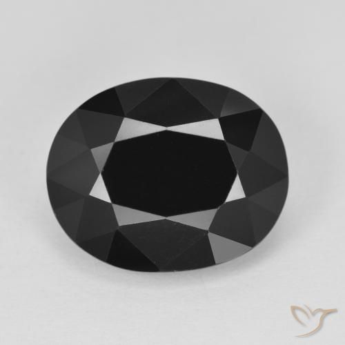 9.01ct Natürlicher Schörl Turmalin, Oval, Lichtundurchlässig