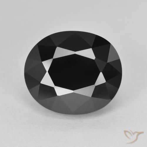 8.67ct Natürlicher Schörl Turmalin, Oval, Lichtundurchlässig