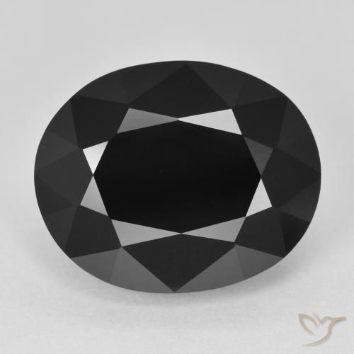 11.49ct Natürlicher Schörl Turmalin, Oval, Lichtundurchlässig