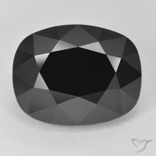 13.95ct Natürlicher Schörl Turmalin, Kissen, Lichtundurchlässig