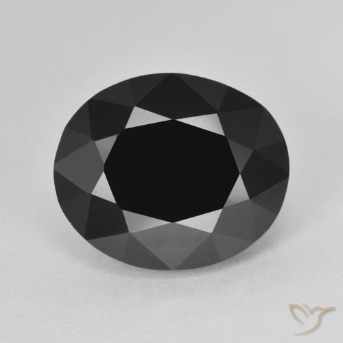6.87ct Natürlicher Schörl Turmalin, Oval, Lichtundurchlässig