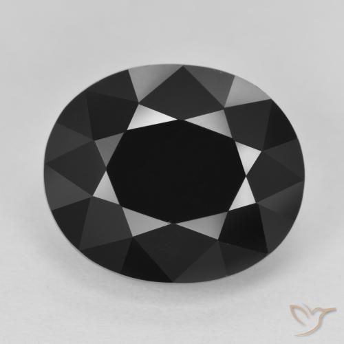 12.65ct Natürlicher Schörl Turmalin, Oval, Lichtundurchlässig