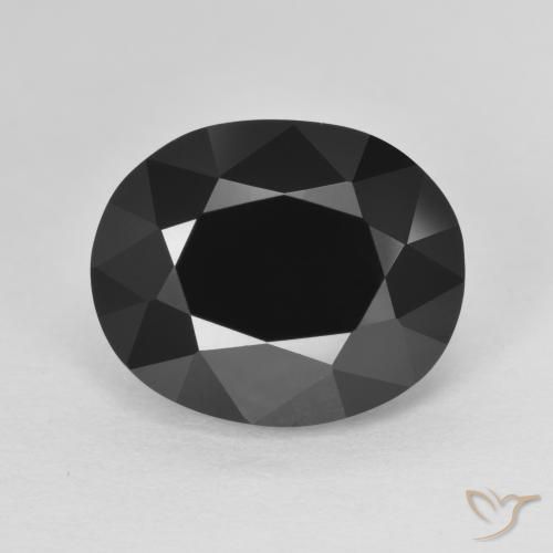 6.64ct Natürlicher Schörl Turmalin, Oval, Lichtundurchlässig