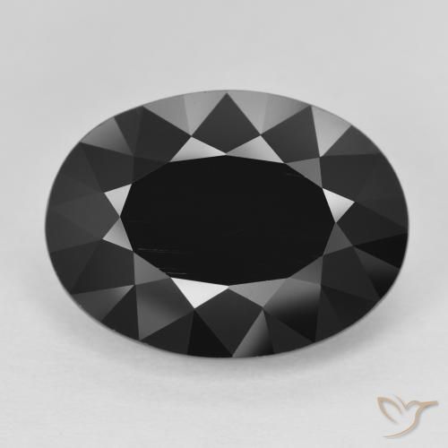 11.42ct Natürlicher Schörl Turmalin, Oval, Lichtundurchlässig