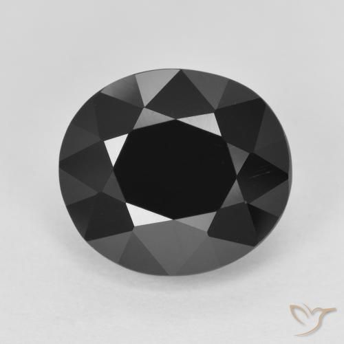 6.82ct Natürlicher Schörl Turmalin, Oval, Lichtundurchlässig