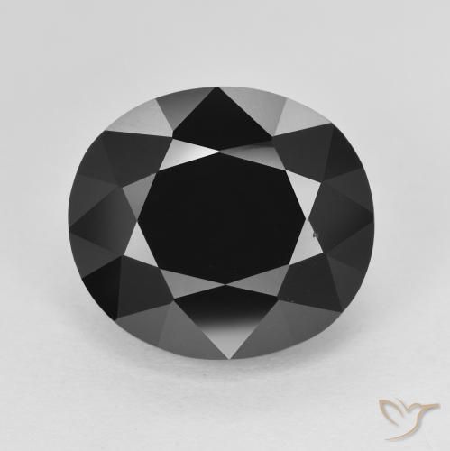 8.68ct Natürlicher Schörl Turmalin, Oval, Lichtundurchlässig
